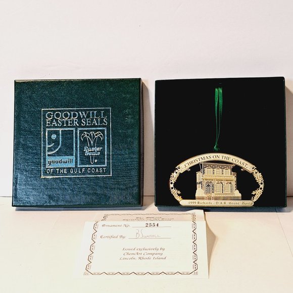 1999 Christmas on the Coast Ornament Richards D.A.R. Goodwill Easter Seals - Picture 6 of 6